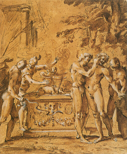 Annibale Carracci. Studio per Lupercalia (XVI)